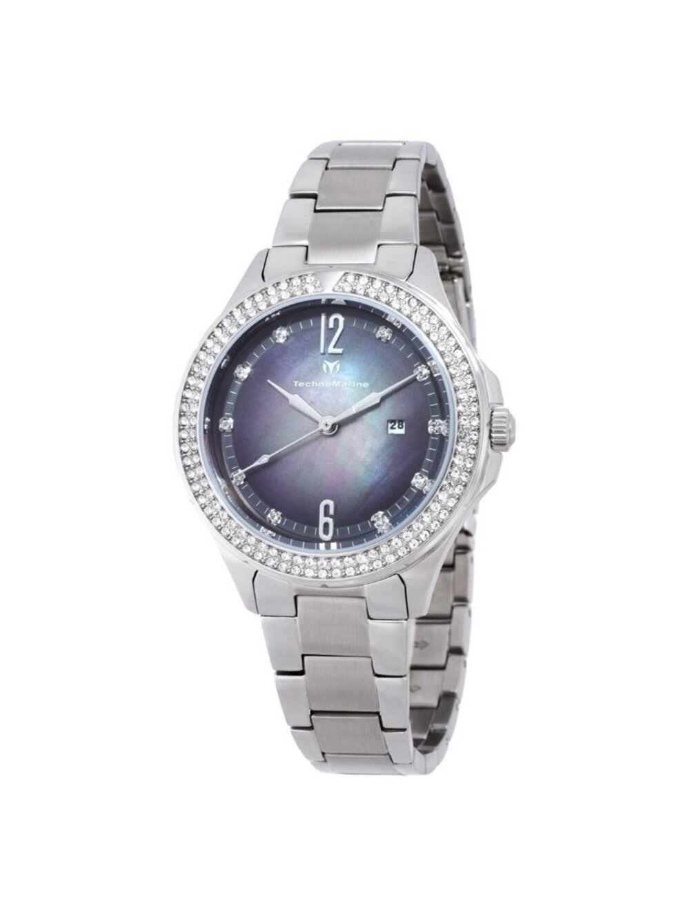 NWT Technomarine Luna Quartz Crystal Ladies Watch